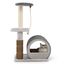 COSTWAY Árbol para Gatos Altura 92 cm, Torre para Gatos con Plataforma Superior, Casa Cómoda, Poste de Sisal, Bola interactiva, Centro de Actividades de Múltiples Niveles para Gatos (Gris), , large indicador imagen numero 1