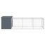 vidaXL Gallinero con corral acero galvanizado gris 110x1017x110 cm, , large indicador imagen numero 19