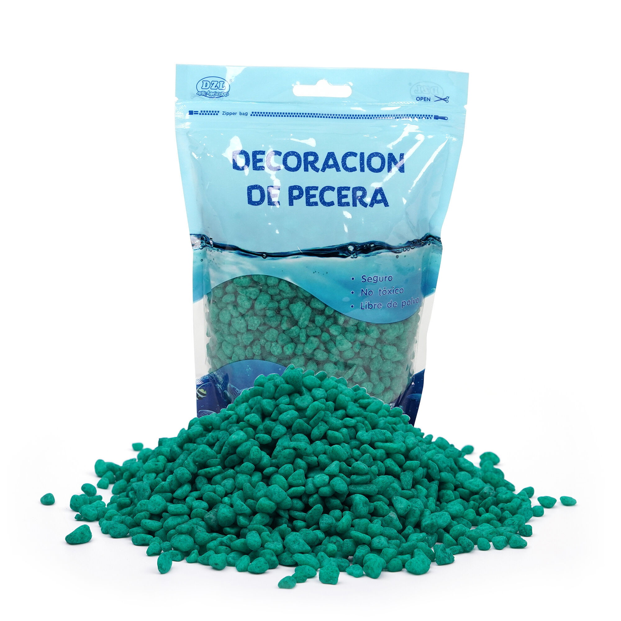 DZL Grava Acuarios Piedras Decorativas Peceras Jardín para peces