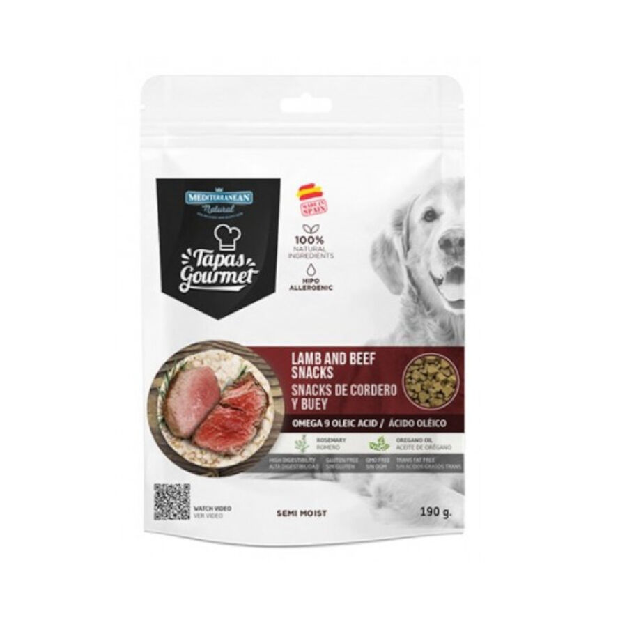 Mediterranean Natural Galletas Cordero y Buey para perros