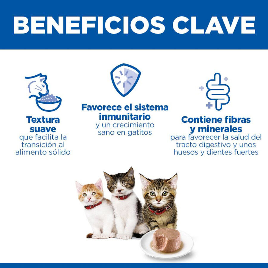 85 g Hill's Science Plan Kitten y Mother Mousse de Pollo y Pavo lata para gatos, , large Imagen numero 5