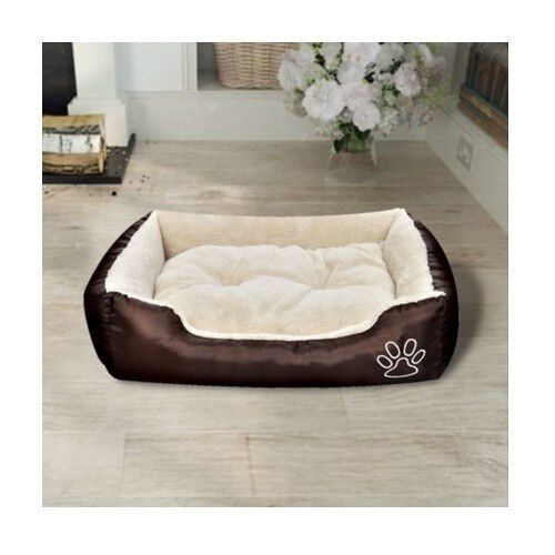 Vidaxl cama acolchada marr&oacute;n para perros, , large Imagen numero 2