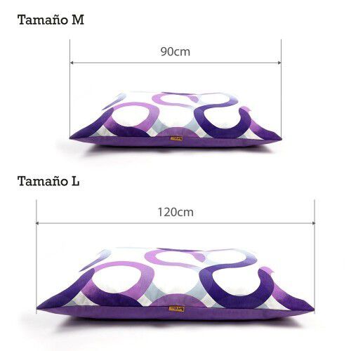 Colchoneta para perros The pet lover aros lila, , large Imagen numero 2