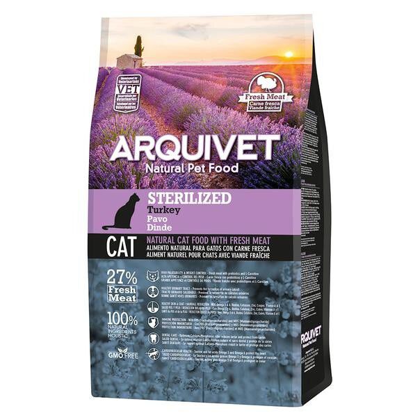 Pienso Cat Sterilized Arquivet para gatos sabor Pavo, , large Imagen numero 2