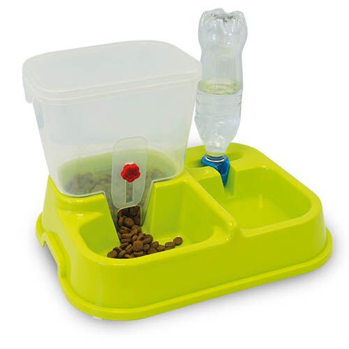 Comedero y bebedero dispensador IB&Aacute;&Ntilde;EZ para perros y gatos, , large Imagen numero 2