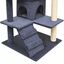 Rascador para gatos poste rascador de sisal color Azul, , large indicador imagen numero 4