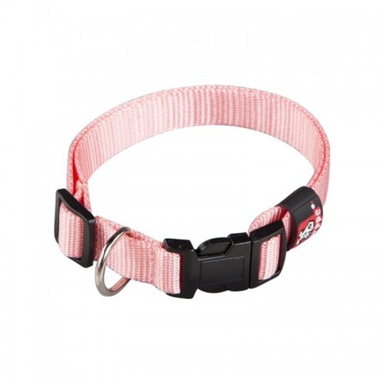 Arppe collar de nylon rosa para perros, , large image number null