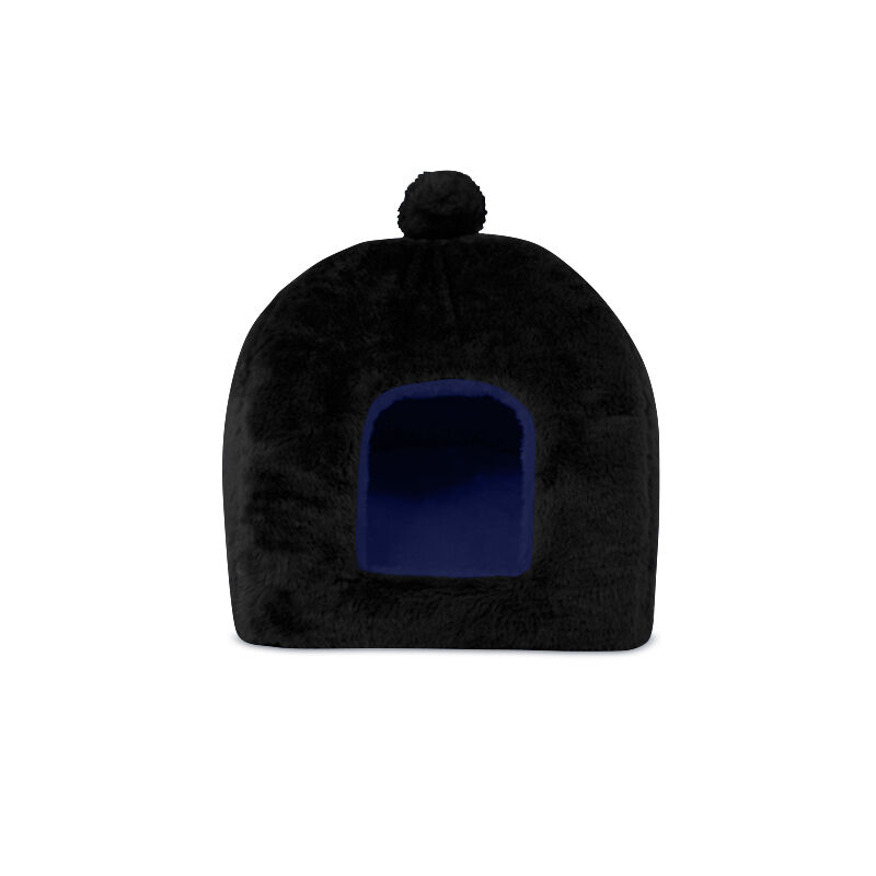 Gauty Cama para Perros y Gatos  Pelo - Negro y azul, , large Imagen numero 1