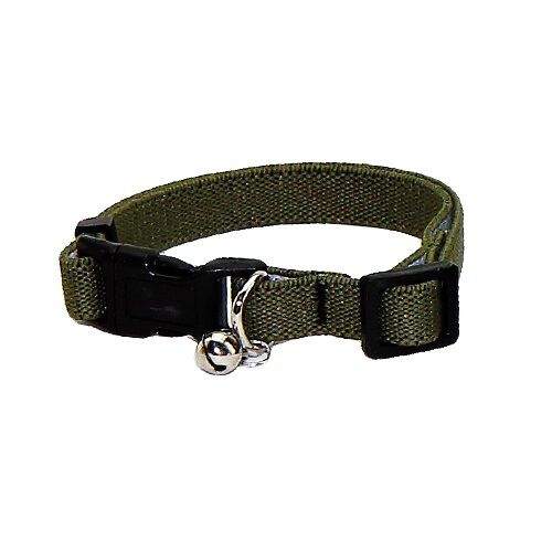 BULL COLLAR ELASTICO PARA GATO (LISO VERDE), , large Imagen numero 1