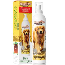 Mauritius Island Champú en Seco Espuma de Mango y Papaya para perros