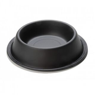 Comedero Black Line Acero Inoxidable color Negro