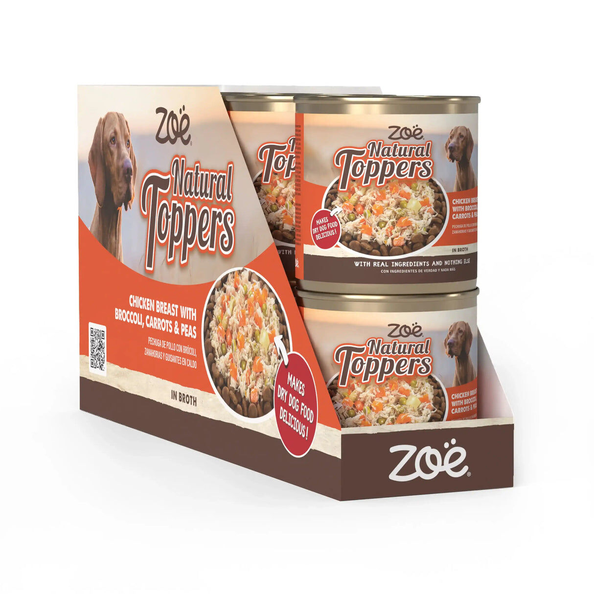 Zo&euml; Natural Toppers 170g Pollo con Br&oacute;coli, , large Imagen numero 3