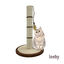 Leeby Isidoro rascador de sisal con juguete marron para gatos, , large indicador imagen numero 2