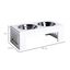 Pawhut comedero elevado doble blanco para perros, , large indicador imagen numero 2