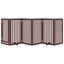 vidaXL Puerta para perros plegable 6 paneles madera álamo marrón 300cm, , large indicador imagen numero 3