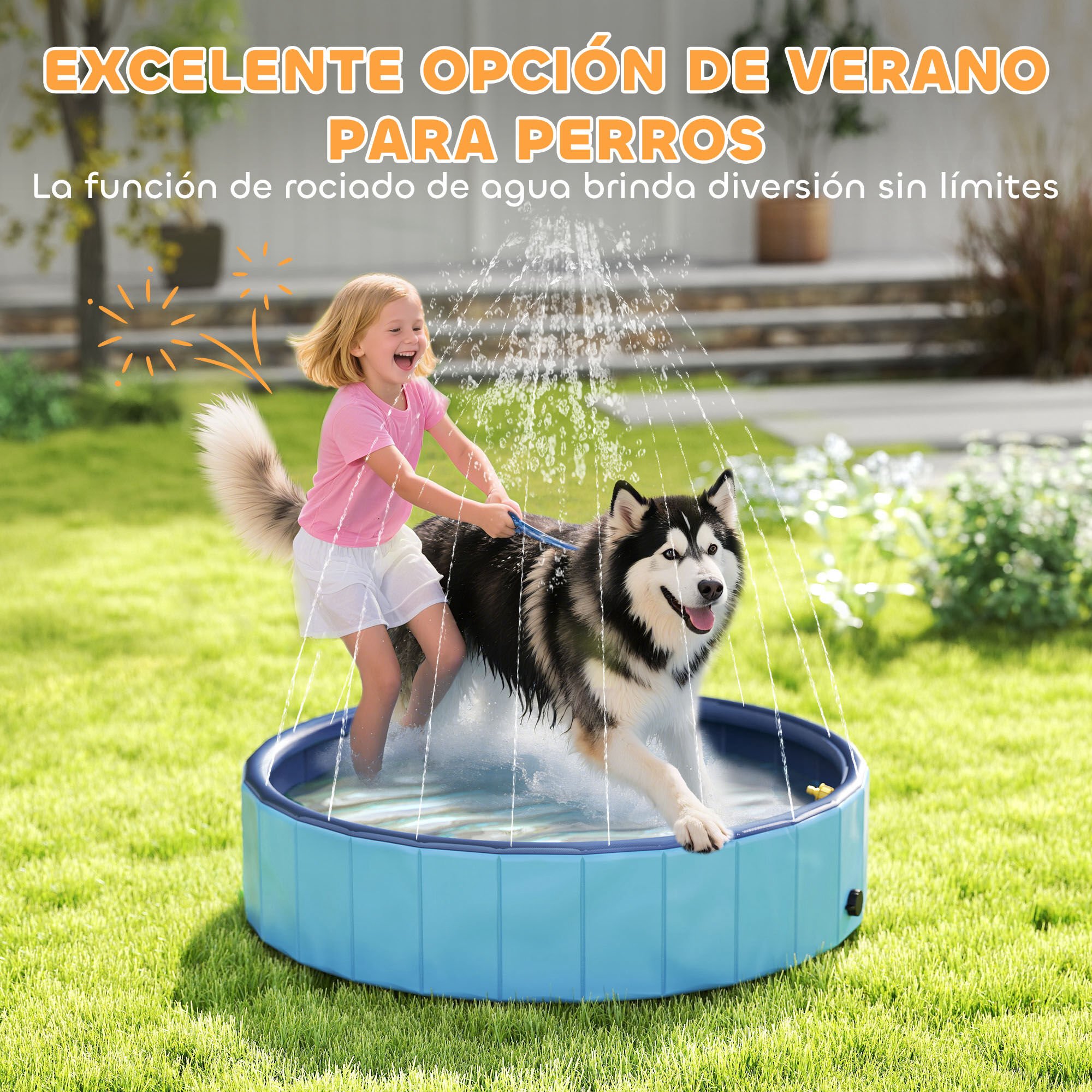 PawHut Piscina Azul para perros thumbnail