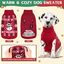 Nobleza Navidad Jersey para Perro Gato, Jersey de Navidad Suéter para Mascotas, Ropa para Gatos Perros Pequeños y Medianos Invierno Cálido (Rojo, S), , large indicador imagen numero 4