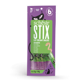 Schesir Stix Snacks Pato para gato