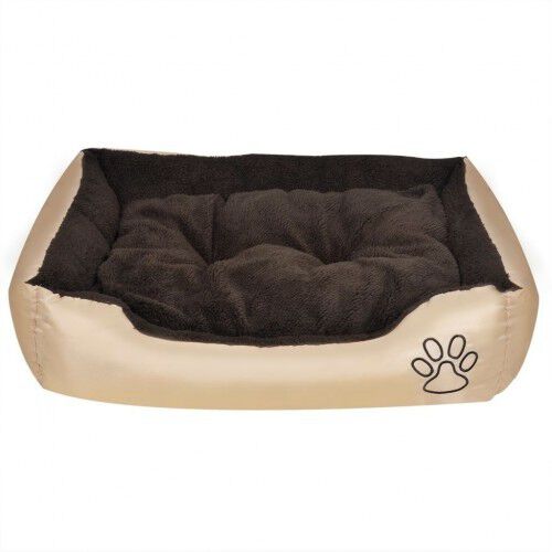 Cama acolchada para perros color Beige thumbnail
