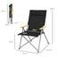 Outsunny Silla de Camping Negro, , large indicador imagen numero 3