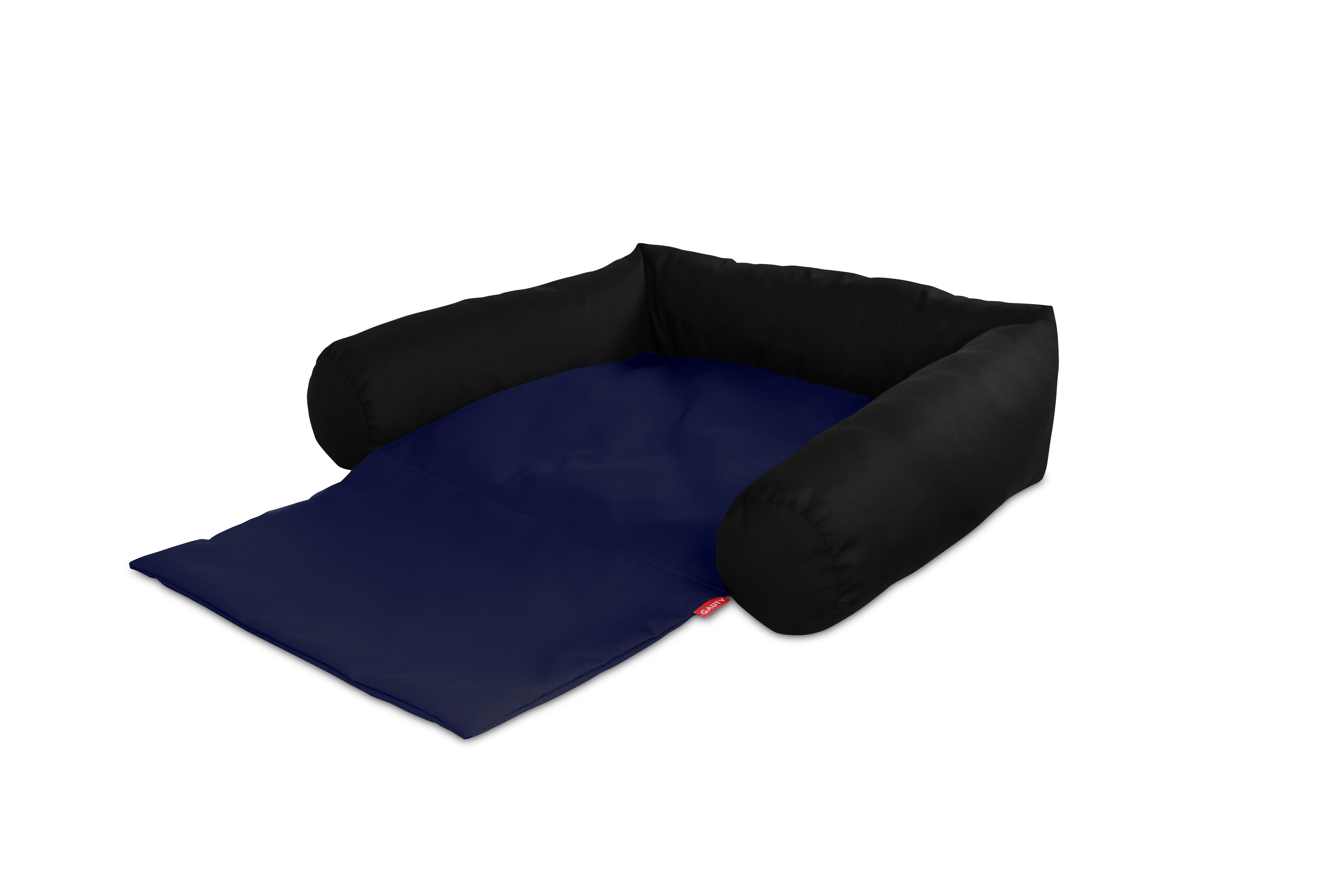 Gauty Cama para Perros y Gatos  Tela Impermeable - Negro y azul, , large Imagen numero 1