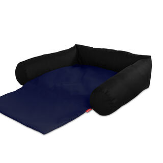 Gauty Cama Tela Impermeable  Negro y azul para Perros y Gatos