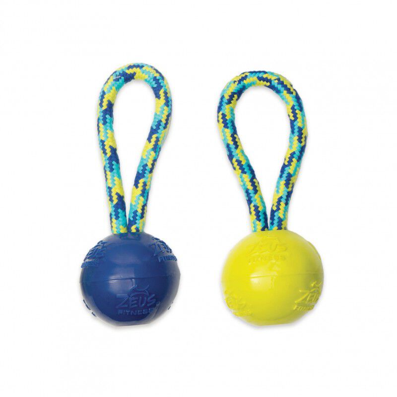 Juguete pelota de cord&oacute;n y TPR para perros Zeus Fitness Tug, 23 cm, , large Imagen numero 1
