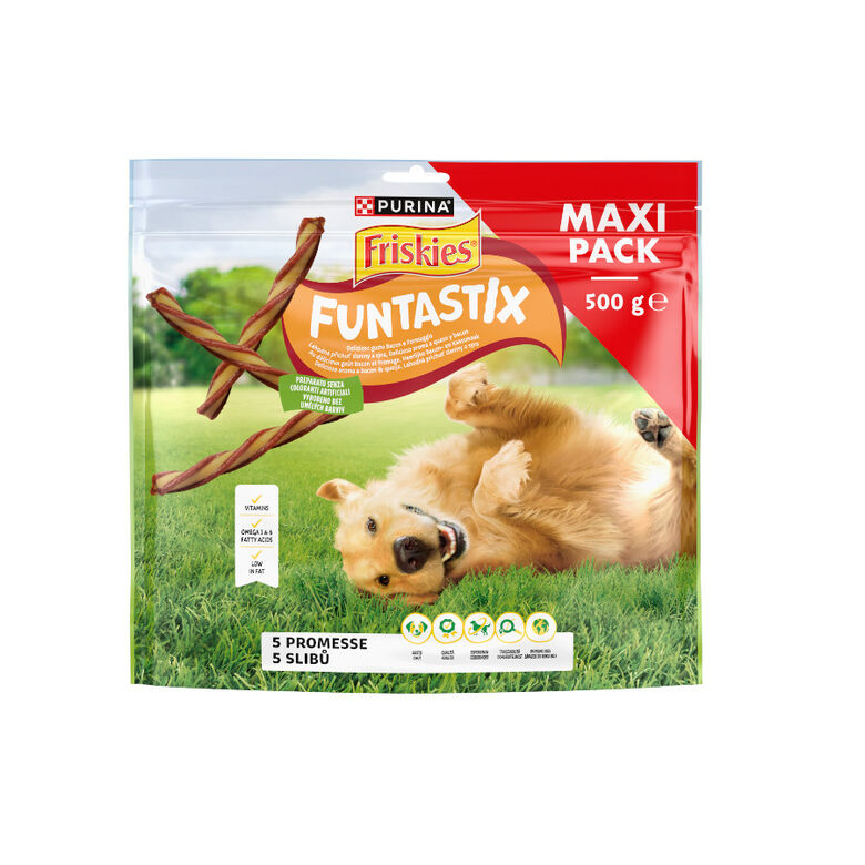 Friskies Funtastix Barritas de Queso y Bacon para perros thumbnail