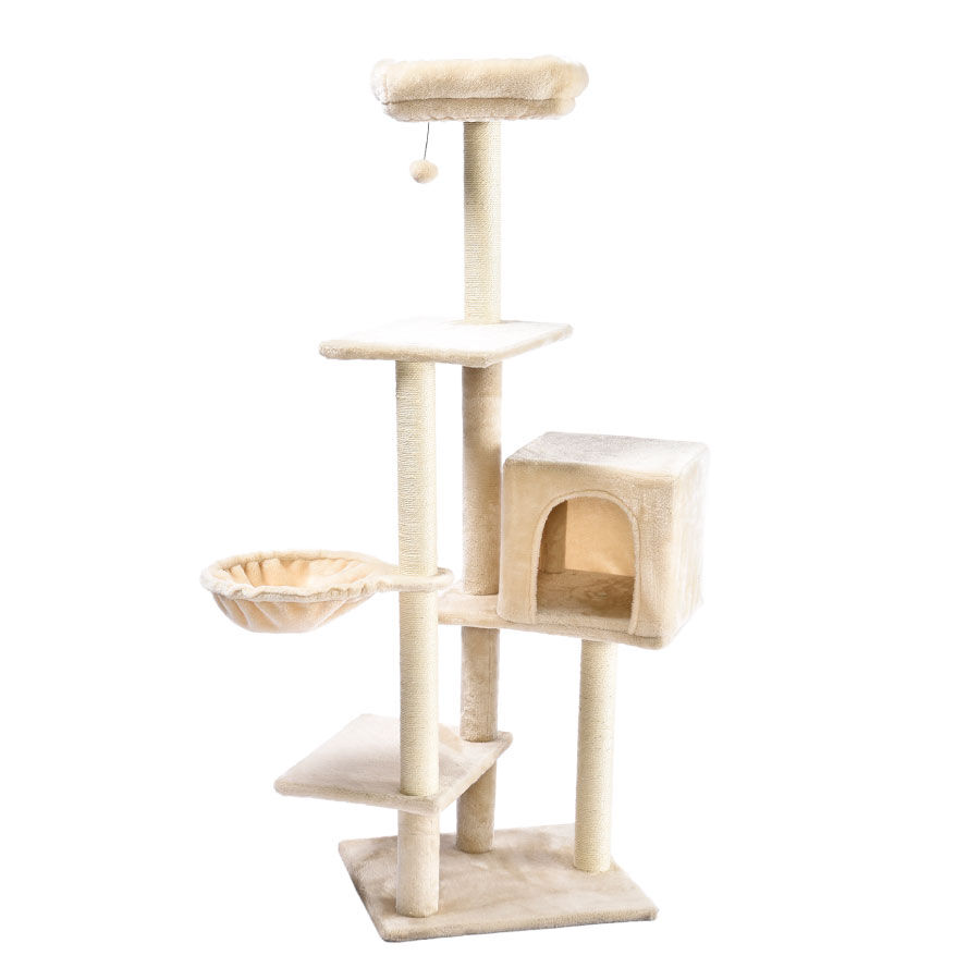 WUAPU RASCADOR GATO SEVEN PLUS BEIGE, , large Imagen numero 1