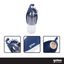Gotoo Botella Bebedero Port&aacute;til de Silicona Azul para perros y gatos, , large indicador imagen numero 3