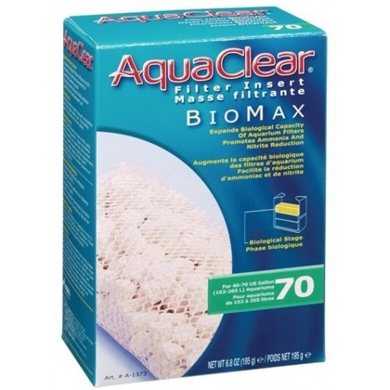 Carbón Aquaclear Biomax 70 para acuarios, , large image number null