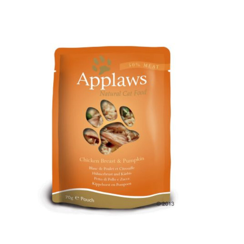 Applaws Pollo y Calabaza sobre para gatos , , large image number null