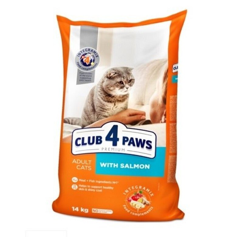 Club 4 Paws Pienso seco para gatos Salmón, , large image number null