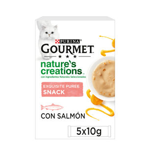 Gourmet Nature’s Creations Snack Húmedo de Salmón para gatos