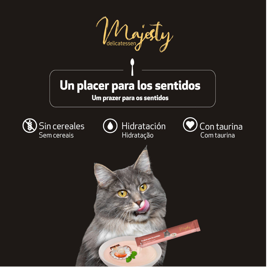 48 sobres x 15 g Majesty Mix de snack l&iacute;quido para gatos, , large Imagen numero 5