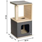 Mueble rascador Beeztees Brego color Marrón Claro, , large image number null