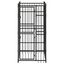 Vidaxl perrera con sistema de seguridad de cerradura negra para perros, , large indicador imagen numero 11