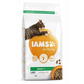 Pienso Iams Vitality de pescado para gatos adultos sabor Natural