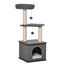 PawHut Árbol Rascador Con Cueva para gatos, , large indicador imagen numero 1