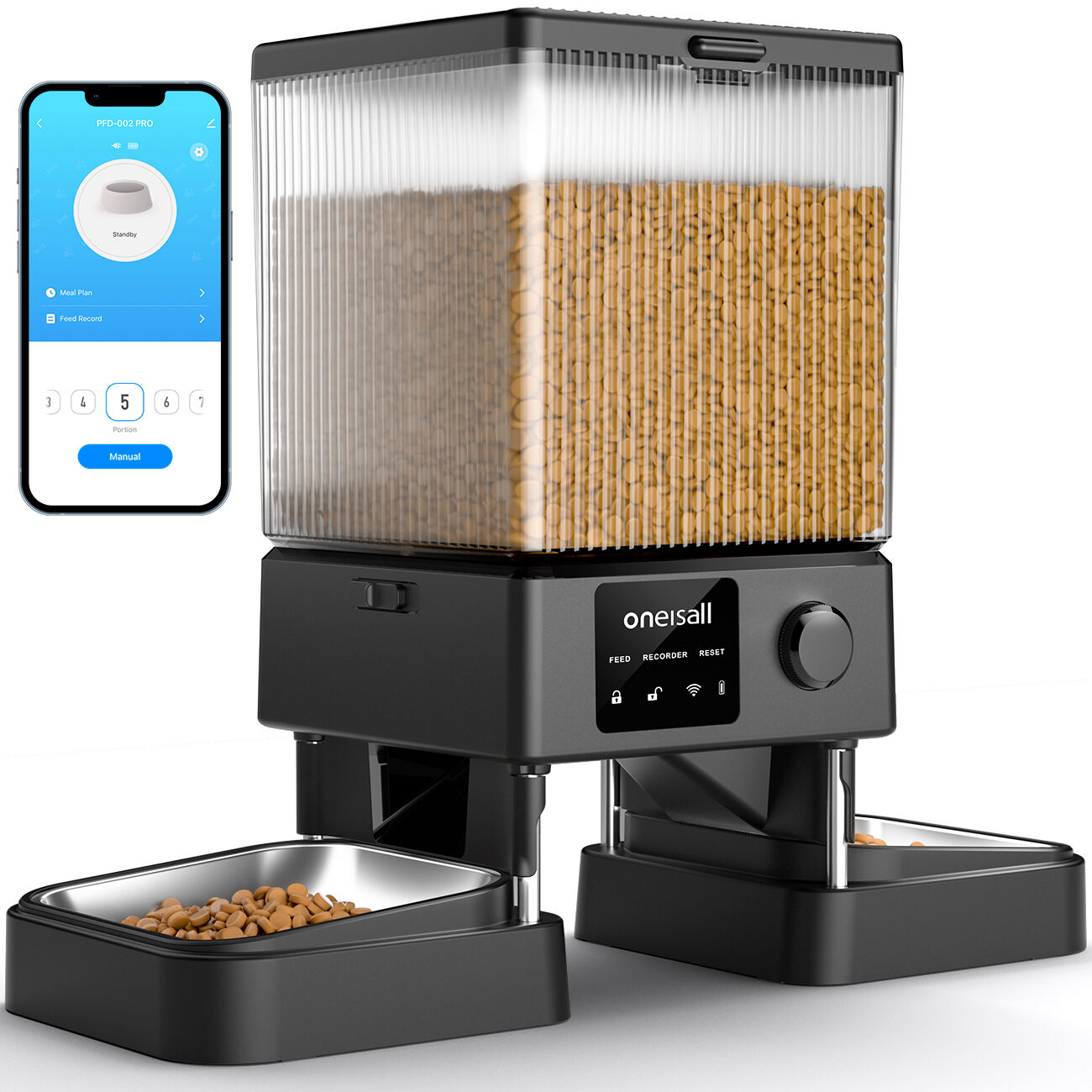 Oneisall Comedero Automático Oneisall Pro CW15008 para gatos