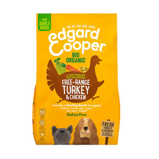 Edgard y Cooper Adult Bio Pavo pienso para perros