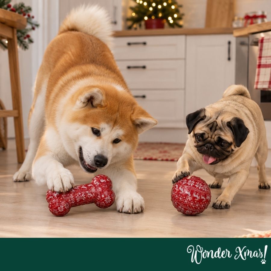 Wonder Christmas Hueso y Pelota Juguete para perros, , large Imagen numero 2