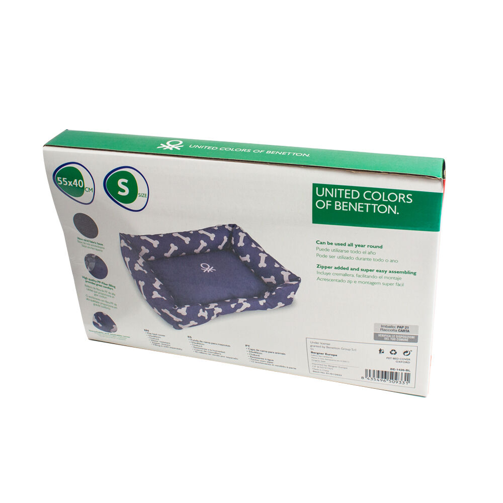 Benetton funda cuna Azul Huesos XL:85*70 CM, , large Imagen numero 2