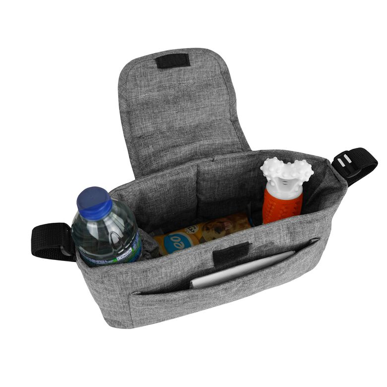 MonsterShop Bolsa caddy gris para cochecito para perros y gatos thumbnail