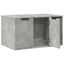 vidaXL Mueble arenero para gatos madera gris hormigón, , large indicador imagen numero 9