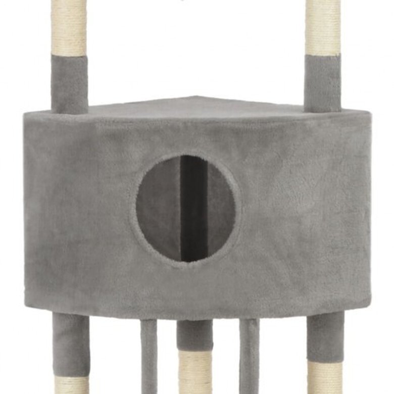 Rascador para gato con poste de sisal color Gris, , large image number null