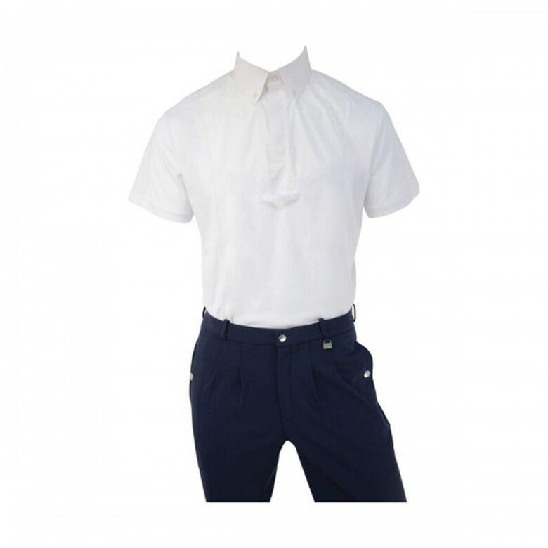 Camisa manga corta para hípica Hadleigh para hombre color Blanco, , large image number null