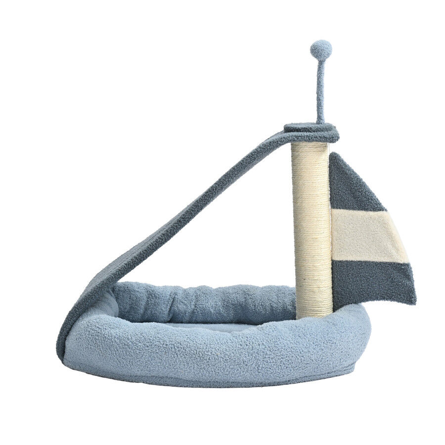 Leeby Koko rascador con cama y juguete para gatitos thumbnail