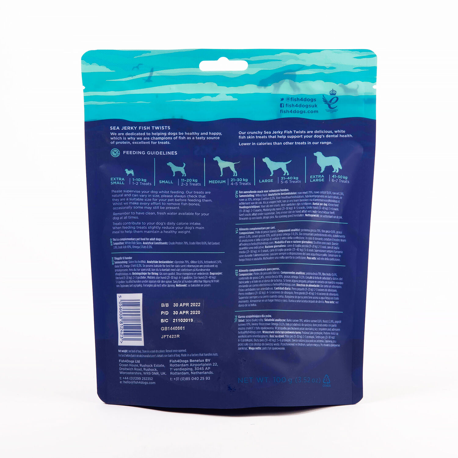 Fish4Dogs Snack dental Twists para perros thumbnail