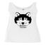 Camiseta tirantes mujer lobo color Blanco, , large indicador imagen numero 1